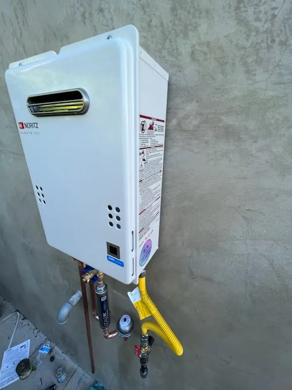 Tankless water heater installation for Newport homes